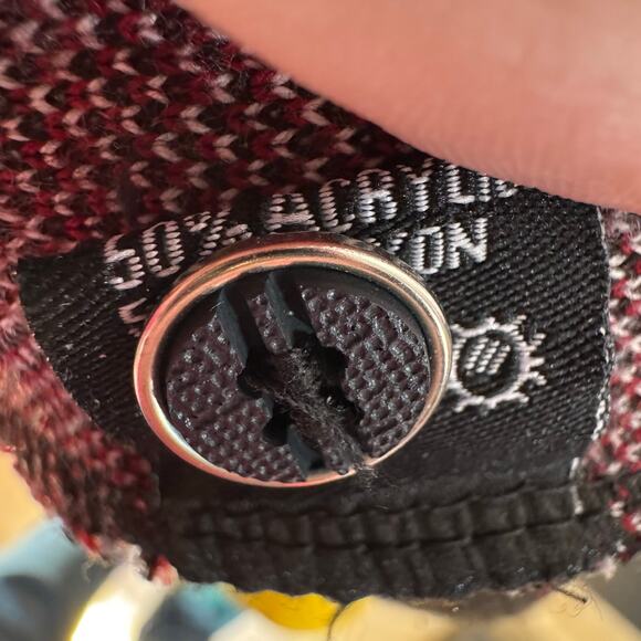 Royal Prestige Black Red Monogram Knit Polo Sweater XL Mens Retro Streetwear - Picture 5 of 6